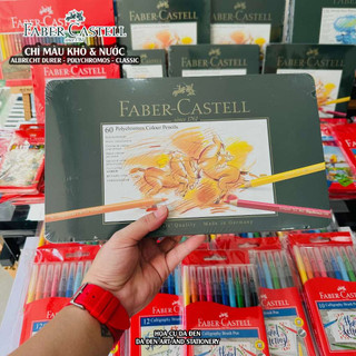 [DA ĐEN] Chì Màu PolyChromos Faber Castell 60 Màu