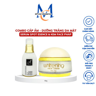 Combo Kem Face Pháp + Serum Spot Esence 2020 Dưỡng Da Trắng Mịn Căng Bóng