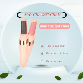 Máy chà gót chân, tẩy tế bào chết cho tiệm nail, cá nhân tại nhà tẩy tế bào chết sạc pin tích điện 2 đầu mài tiện lợi