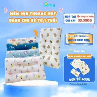 Gối Cho Bé 1 Tuổi Đến 10 Tuổi 3 Rãnh Massage BAFABY Thoáng Khí Giúp Ngủ Ngon Dành Cho Bé Đi Học 333