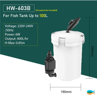 Lọc sunsun HW 603B (có bơm)