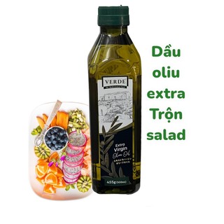 Dầu oliu extra virgin dùng làm trộn salad, trộn đồ ăn, làm bánh, ăn dặm - 100% từ quả oliu Tp Minh Duyên