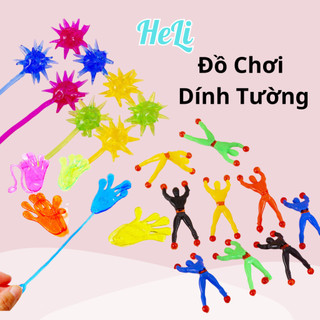 ĐỒ CHƠI NGƯỜI NHỆN/ BANH CẦU GAI/ BÀN TAY CAO SU DÍNH TƯỜNG MA THUẬT VUI NHỘN ĐỘC ĐÁO
