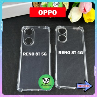 Ốp Oppo RENO 8T / 8T 5G Bảo Vệ Cam, Chống Sốc, Trong Suốt, Silicon
