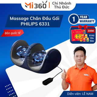 Máy Massage Chân PHILIPS 6331 Đa Năng Bản Quốc Tế - Bảo Hành Chính Hãng 24 Tháng