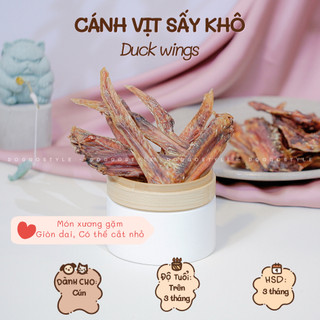 Treat Bánh Thưởng Cho Chó Cánh Vịt Sấy Khô DOGGO Homemade Không Chất Bảo Quản 2 Cái 4 Cái