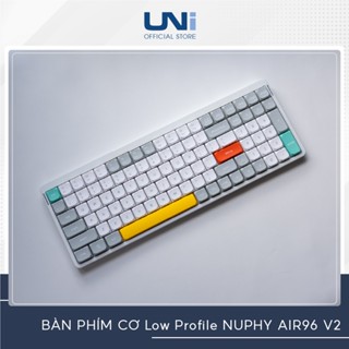 Bàn Phím Cơ NuPhy Air96 v2 - QMK/VIA (Gray/Black/White - Mới, Full box, Nhập khẩu) - UNI OFFICIAL STORE