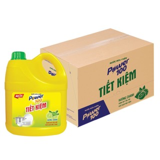 Nước rửa chén tiết kiệm POWER100 can 3.5KG