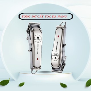 Tông đơ cắt tóc kemei km-1997 không dây cao cấp thân kim loại chuyên dụng dành cho thợ cắt tóc