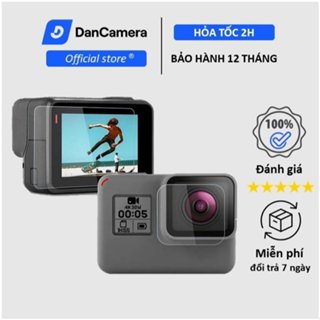 Trọn bộ miếng dán kính cường lực Dancam cho GoPro Hero 5/6/7/8/9/10/11/12/13 Black [ hàng cao cấp]