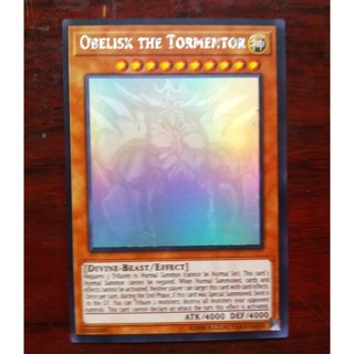 Bài Yugioh - Obelisk The Tormentor LC01 YGLD (Ultra Rare/ Secret Rare/ Holographic Ghost Rare)