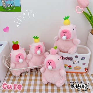 Móc khóa CAPY bông thổi bóng siêu cute