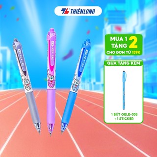 Combo 5/10/20 Bút Gel xóa được Thiên Long Mazzic TP-GELE003 ngòi 0.5mm mực xanh/tím/đen thân bút có họa tiết hoạt hình