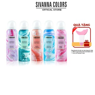 Xịt thơm body Sivanna Colors Fragrance Body Spray hương nước hoa lưu hương lâu 8h-12h 100ml HF199