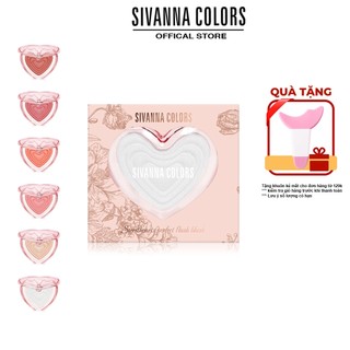Phấn Highlight Má Hồng SIVANNA COLORS Sweethearts Perfect Flush Brush HF638