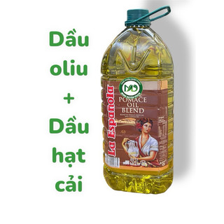 Dầu oliu 5 Lít nguyên chất 100% từ quả oliu - Dầu Oliu Pomace