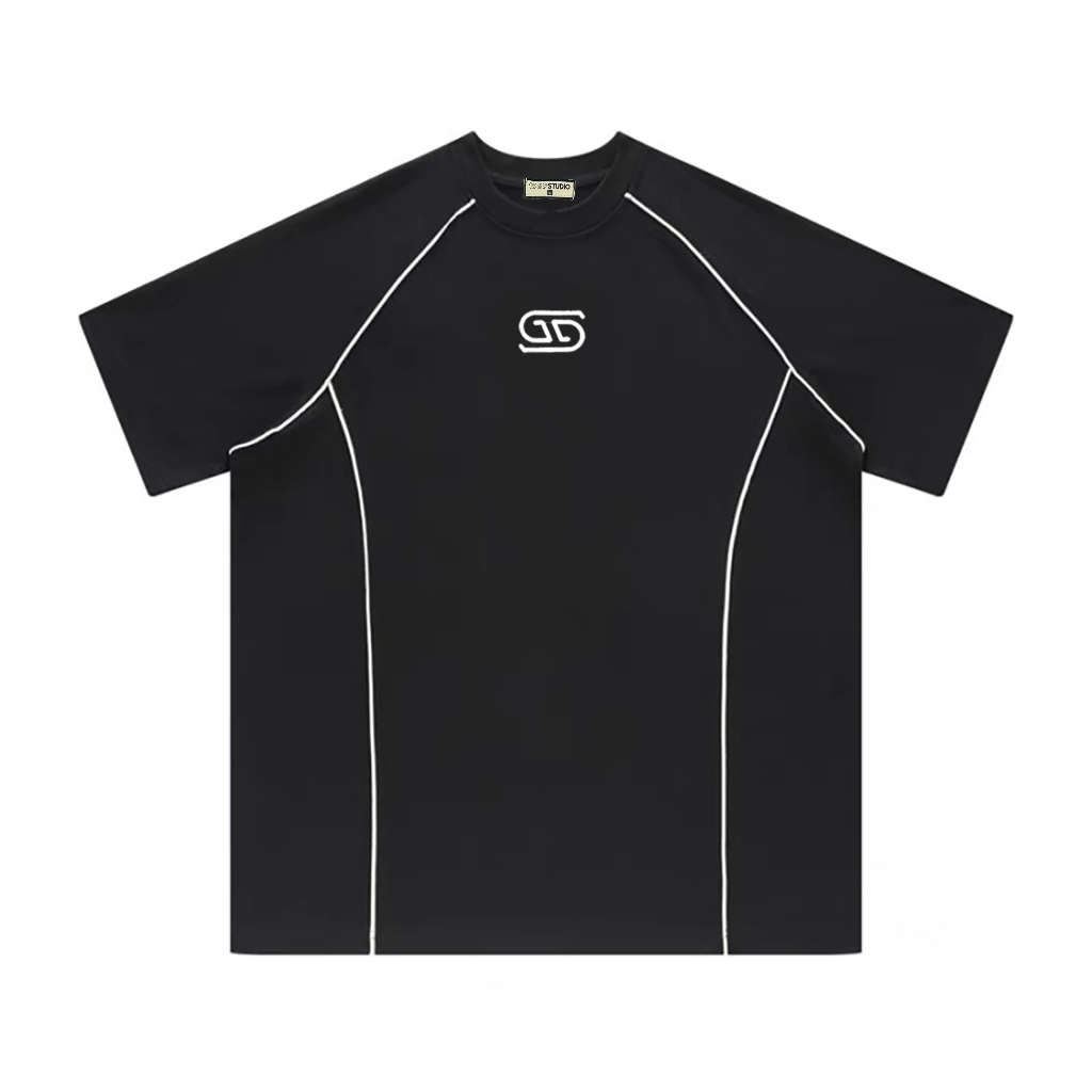 Áo Thun Nam Nữ Raglan Line Phối Viền Hot Trend Form Rộng Tay Lỡ Unisex Top Cổ Tròn
