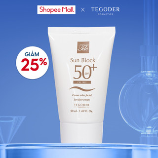 Kem chống nắng kiềm dầu và làm đều màu da SPF 50+ Tegoder TDC Sun block SPF 50+ oil free 50 ml 9836