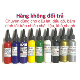 Mực đóng dấu date trên mọi chất liệu lọ 60 ml