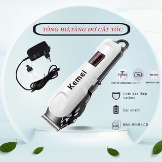 Tông đơ cắt tóc không dây chuyên nghiệp Kemei 809A lưỡi titanium