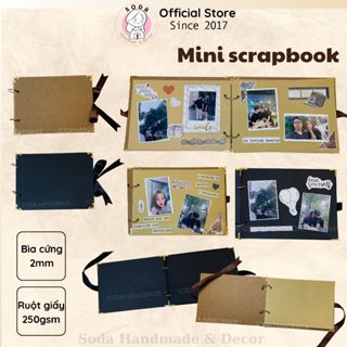 [Album ruột trơn] Album ảnh/Mini Scrapbook /Nhật ký ảnh Handmade kỷ niệm