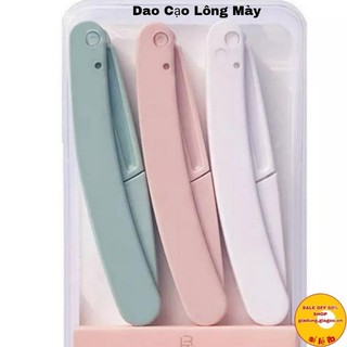 Kh04. 1 dao cạo lông mày gấp gọn , dao tỉa lông mày