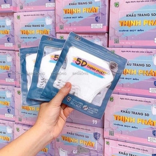 Thùng 100 chiếc khẩu trang 5d thịnh phát 3 lớp kháng khuẩn