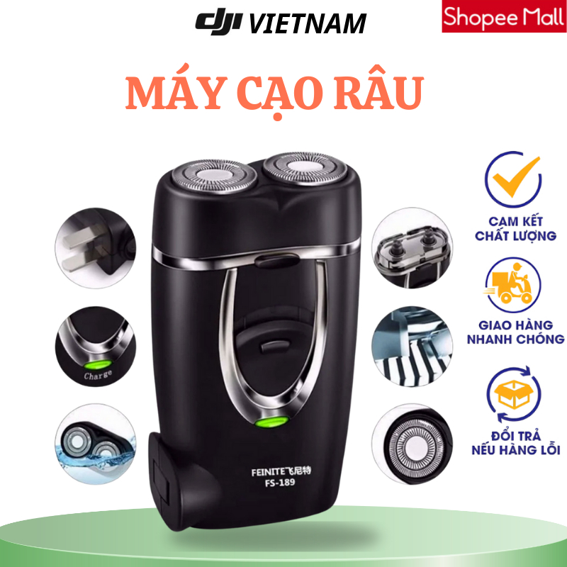 Máy Cạo Râu Mini Cao Cấp Sử Dụng Sạc Pin Thông Minh Tiện Lợi Có Lưỡi Dao Kép Tự Làm Sắc-VD.STORE