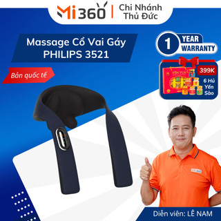 Máy Massage cổ vai gáy PHILIPS 3521 - Bản Quốc Tế - Bảo Hành 24 Tháng Chính Hãng