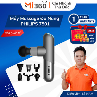 Súng Massage Cầm Tay Đa Năng Philips 7501 - Hàng Chính Hãng - Bảo Hành 2 Năm