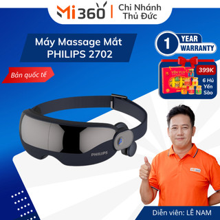 Máy Massage Mắt Philips 2702 - Hàng Chính Hãng - Massage Mắt Nghe Nhạc Dẫn Truyền xương