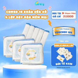  Khăn Sữa Xô Cotton BAFABY Cho Bé 3 Lớp /4 Lớp Mềm Mại Thoáng Khí 339