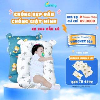 Gối Ôm BAFABY Cho Bé Sơ Sinh Đa Năng Chữ U Chống Giật Mình Chống Méo Bẹp Đầu Siêu Tiện Lợi- 233