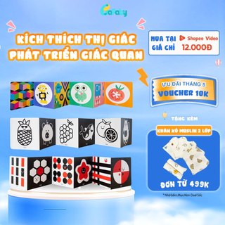 Bộ Thẻ Kích Thích Thị Giác Cho Bé Bao Gồm Thẻ Gấp Và Thẻ Decal Dán Tường Thương Hiệu Lalala Baby