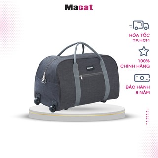 Túi kéo du lịch Macat TB38 (Xám Đen) siêu nhẹ