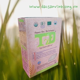 Gạo trắng hữu cơ tấn đạt 1kg