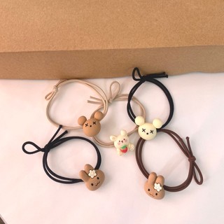 Dây buộc tóc bae chic hình mặt gấu dễ thương dây cột tóc nữ xinh xắn dbt01