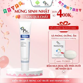 Chấm Mụn FIXDERMA Salyzap Lotion For Acne Night Time Giảm Thâm Mụn Dành Cho Ban Đêm 20g 