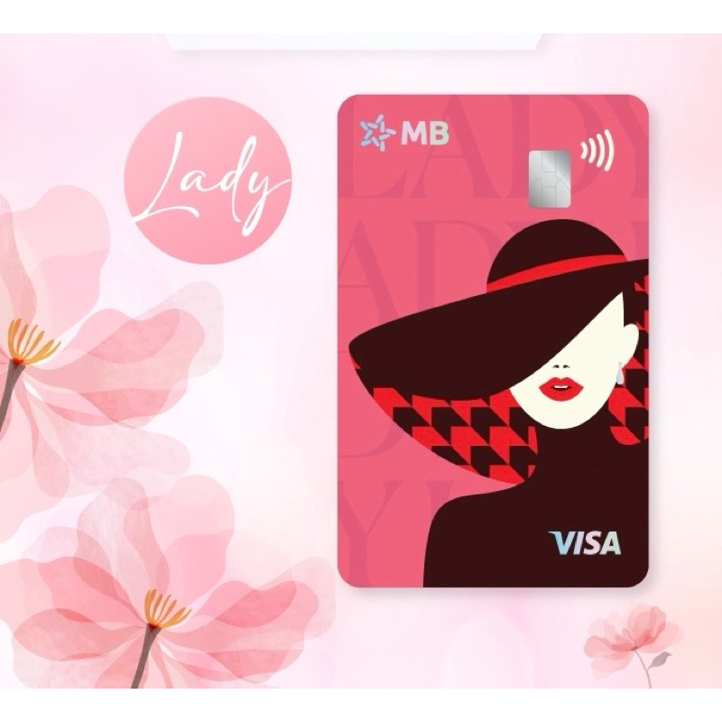 Dịch vụ phát hành thẻ MB Hi Visa Collection - Phiên bản Lady