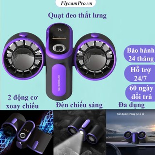 Quạt điều hoà đeo thắt lưng Pin 20000, Thời gian sử dụng 13-15h, Quạt đeo thắt lưng