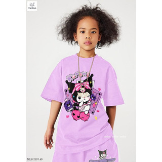 Bộ thun tím Kuromi siêu co giãn