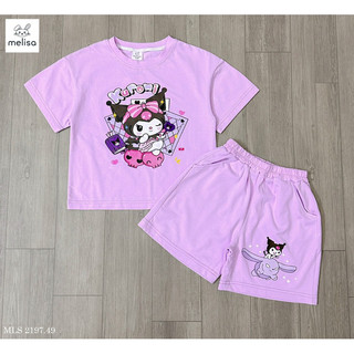 Bộ thun tím Kuromi siêu co giãn
