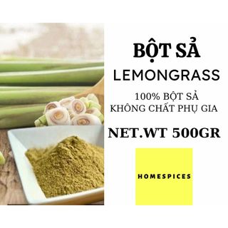 500G Bột sả nguyên chất dùng để ướp thịt, hải sản-Lemongrass ground
