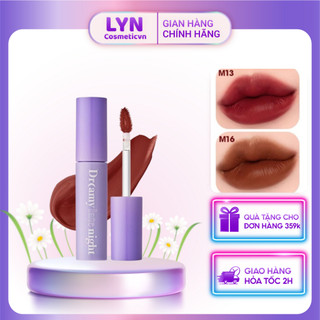 (Sẵn M13) Son Kem Lì, Mịn Mượt Nhẹ Môi Merzy Dreamy Late Night Mellow Tint 4g