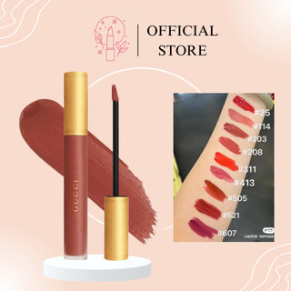 Son kem lì gucci rouge liquid matte màu 203, màu 208, màu 505, màu 25, màu 311 chính hãng