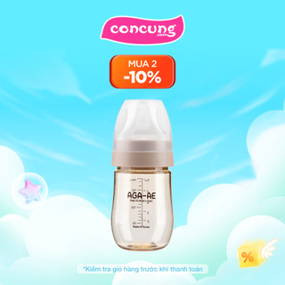 Bình sữa PPSU Aga-ae 180ml (Beige)