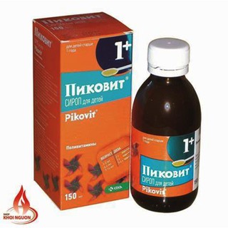 Siro Pikovit 150ml - Multivitamin giúp trẻ biếng ăn lấy lại cảm giác thèm ăn xuất xứ Nga