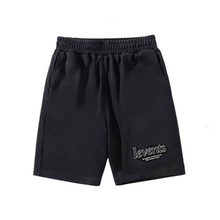  Quần Short Levents Black White Nam Nữ Unisex Chất Liệu Nỉ Quần Đùi Thể Thao Phong Cách Basic 