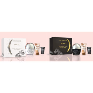 Combo kem cừu múi xù ngày + đêm tặng 2 tẩy da chết mặt 50g + 2 gói kem cn