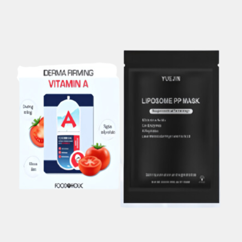 Combo mặt nạ Mặt nạ Foodaholic Vitamin A&amp; Mặt nạ Yuejin B5 Đen Mã: DC162